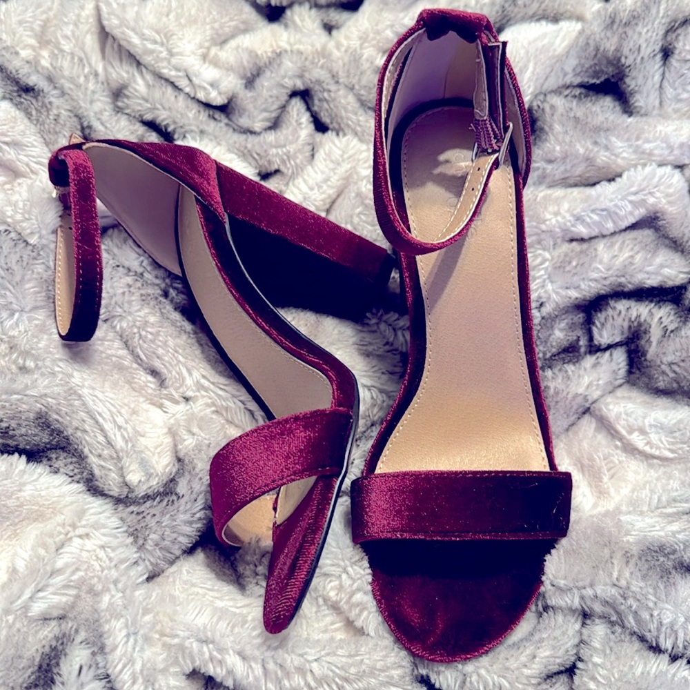 Charlotte Russe Burgundy High Heels